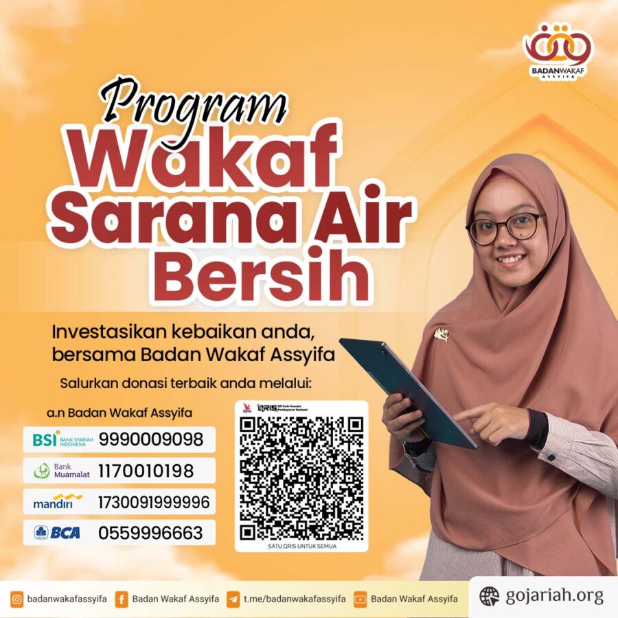 Flyer Wakaf Sarana Air Bersih