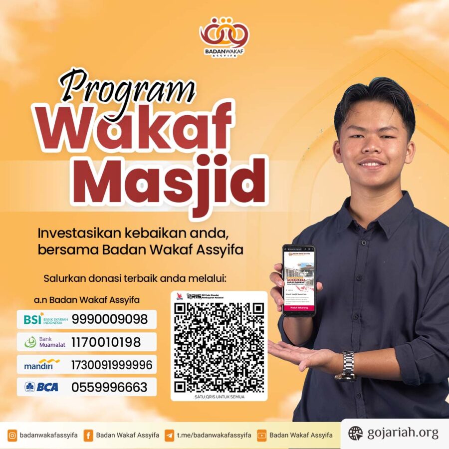 Flyer Wakaf Masjid Nusantara